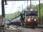 NS 8150 on an oil train 